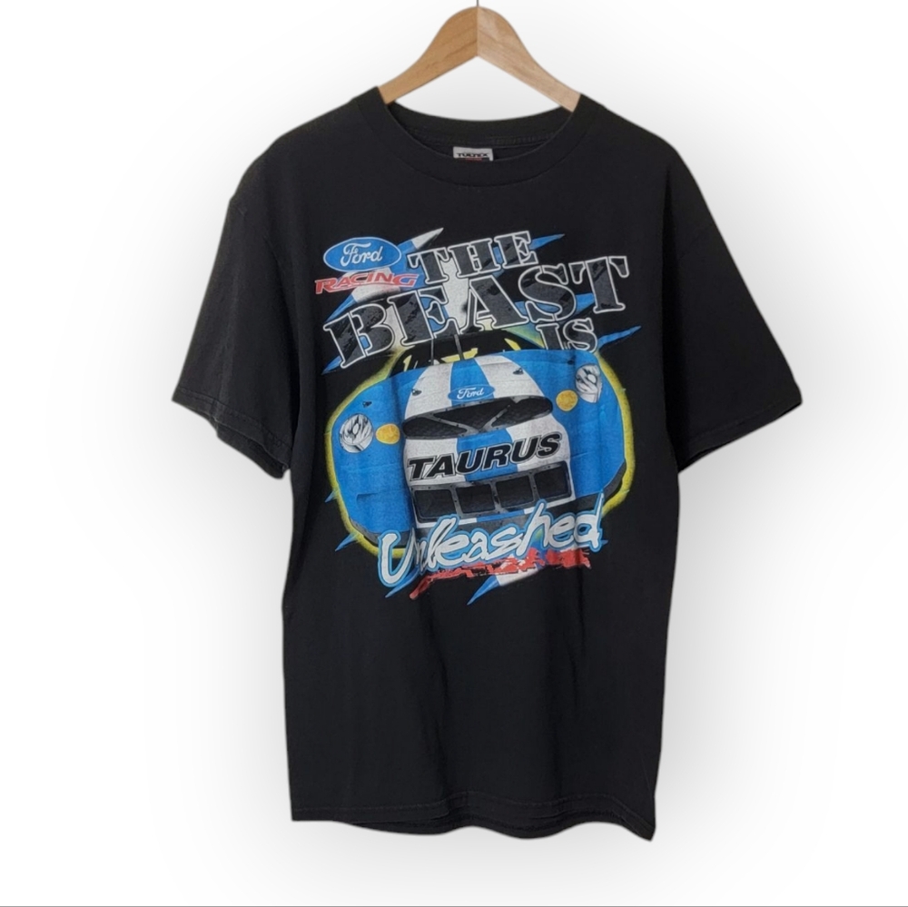 Vintage 90s Rare 1999 Ford Racing The Beast Is Unleashed T Shirt Large
